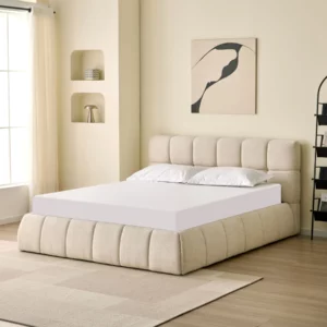 WB-36-OTE-MILAN103-5 BED 5.5FT MILAN103 BEIGE FB