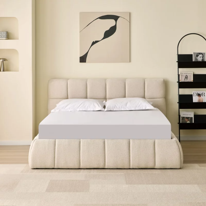 WB-36-OTE-MILAN103-6 BED 5.5FT MILAN103 BEIGE FB