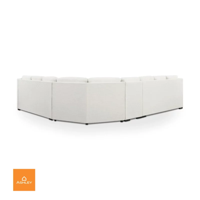 ACCOMPLISHED Beige Fabric Corner Sofa