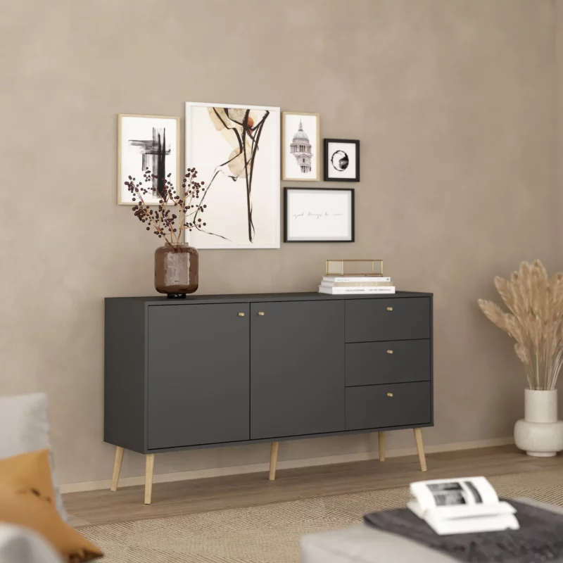 BODO SIDEBOARD 2DRS+3DRW M.GRY