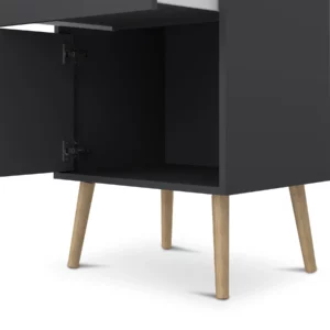 BODO NIGHTSTND 1DR+1 DRW M.GRY