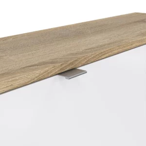 SHOES SH.CABINET 4DRS OAK+WHT