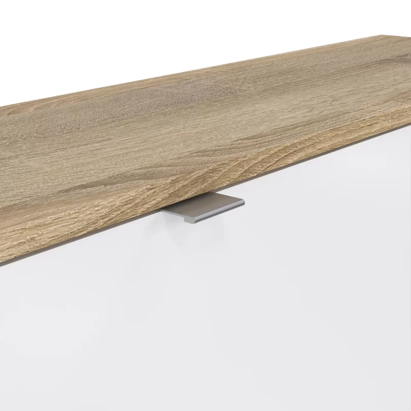 SHOES SH.CABINET 4DRS OAK+WHT