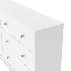 MAY DRESSER 6DRW WHITE