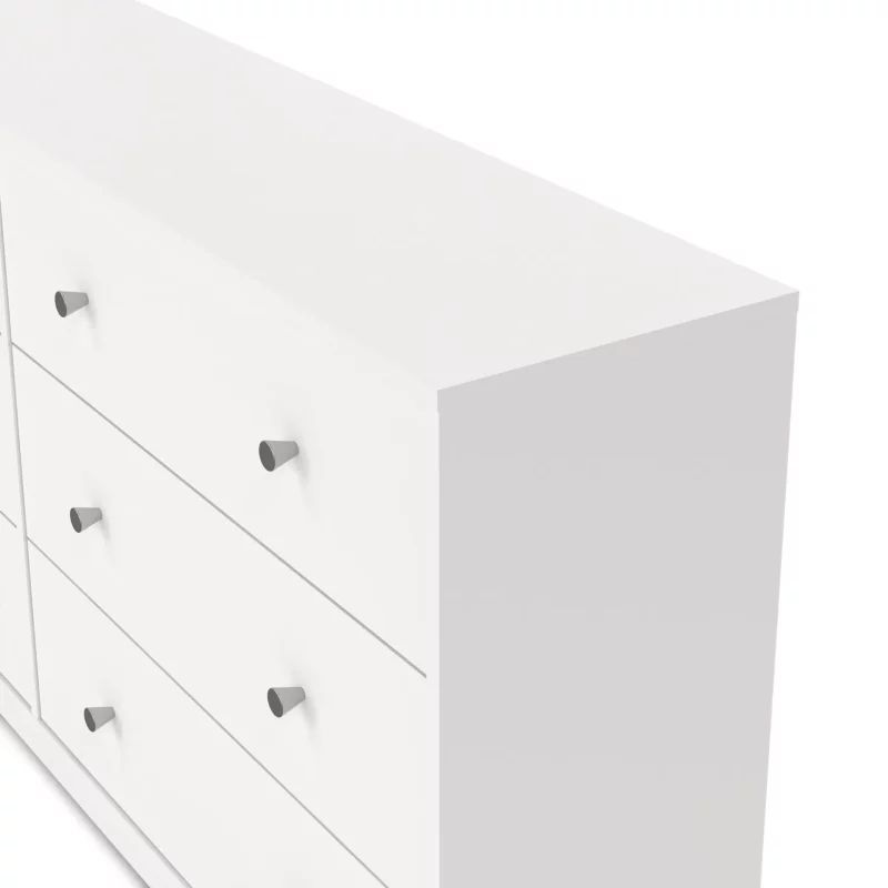 MAY DRESSER 6DRW WHITE