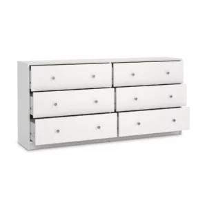 MAY DRESSER 6DRW WHITE