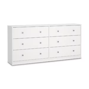 MAY DRESSER 6DRW WHITE