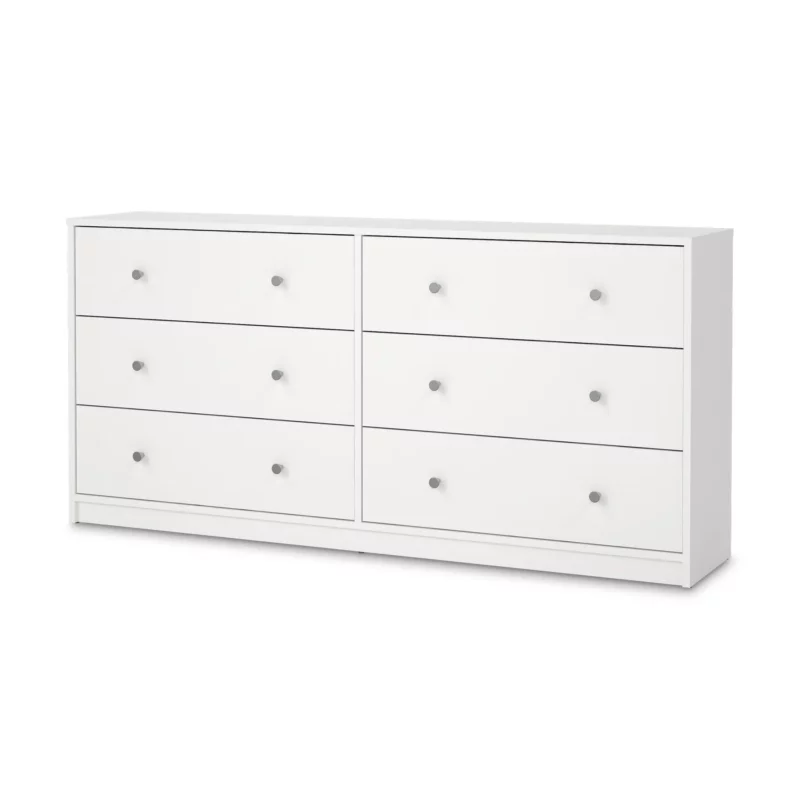 MAY DRESSER 6DRW WHITE