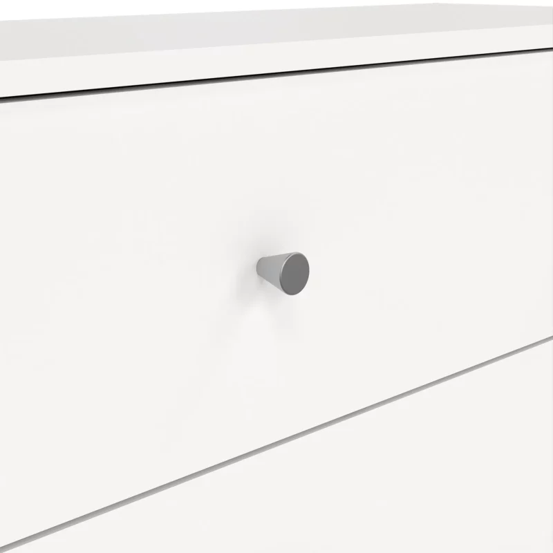 7033249-1 MAY White Chest of Drawers