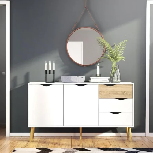 OSLO BUFFET WHITE+OAK