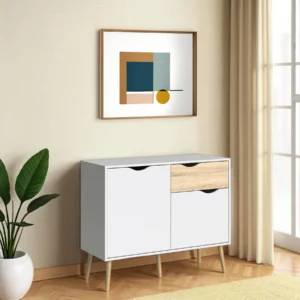 OSLO SIDEBOARD WHITE+OAK