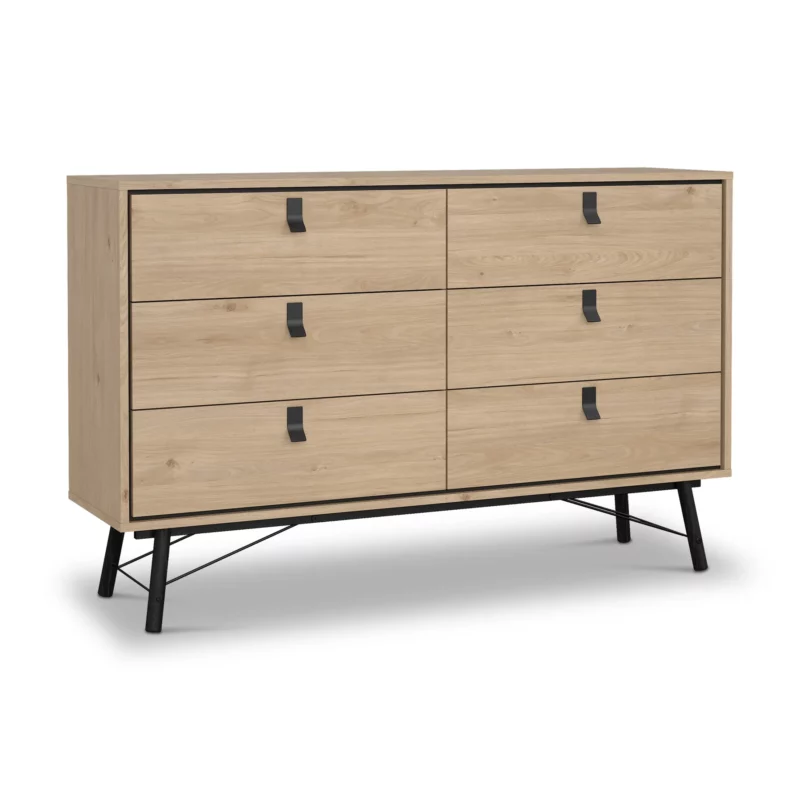 RY DRESSER 6DRW JACKS HICKORY