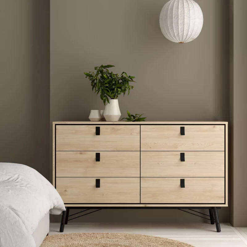 RY DRESSER 6DRW JACKS HICKORY