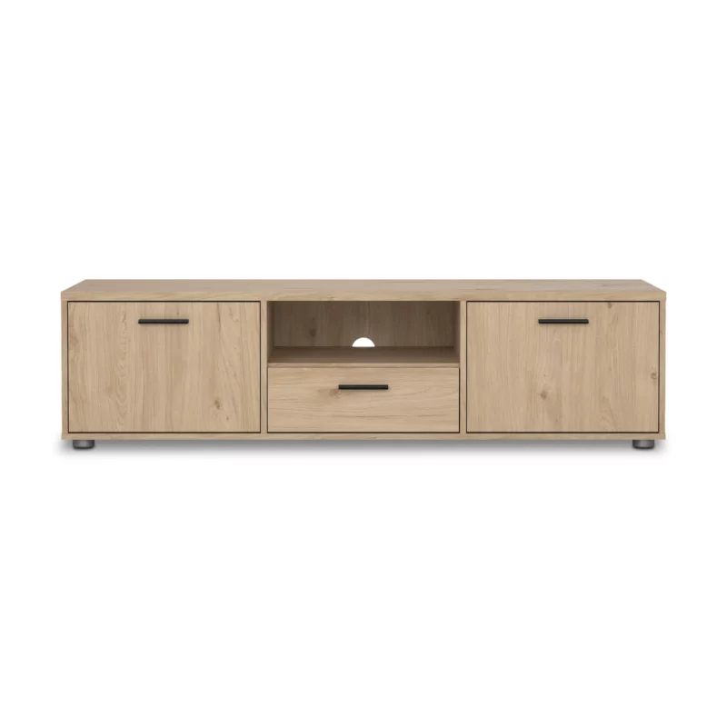 MEDIA Oak Finish TV Cabinet