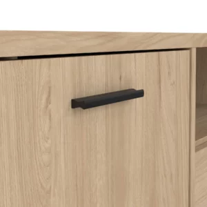 MEDIA Oak Finish TV Cabinet