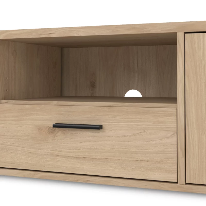 MEDIA Oak Finish TV Cabinet