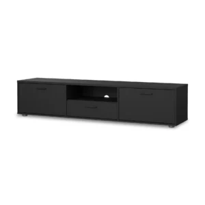 MEDIA Matte Black TV Console