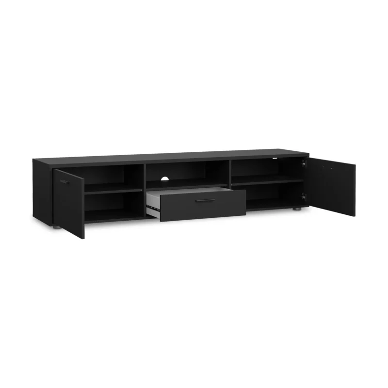 MEDIA Matte Black TV Console
