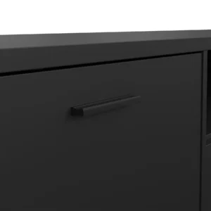 MEDIA Matte Black TV Console