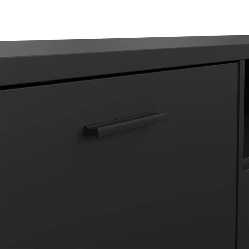 MEDIA Matte Black TV Console