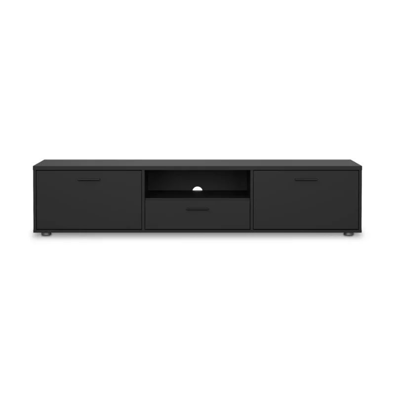 MEDIA Matte Black TV Console