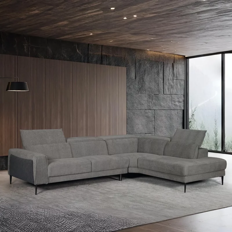 BC10118-BEIGE-GREY PATRICIA Corner Sofa