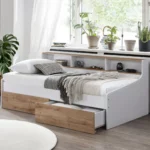 BED8008-3.5FT-WHT-2 ARAYAS Bed