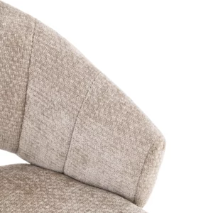 DELICATA Swivel Dining Chair Beige