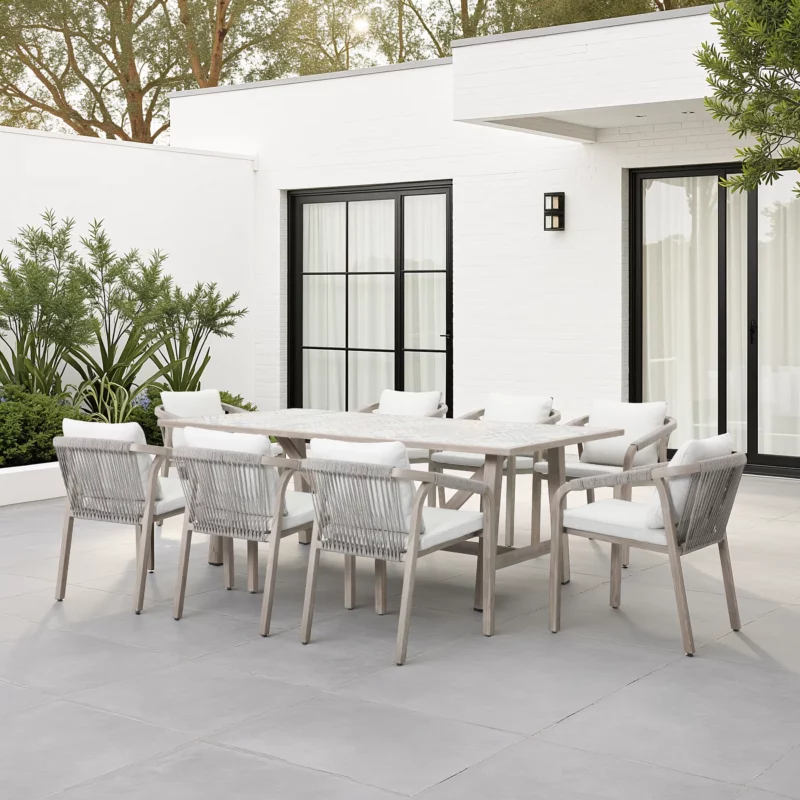 ISSA-DNG-SET-18-BGE OUTDOOR DNG SET 1+8 BEIGE