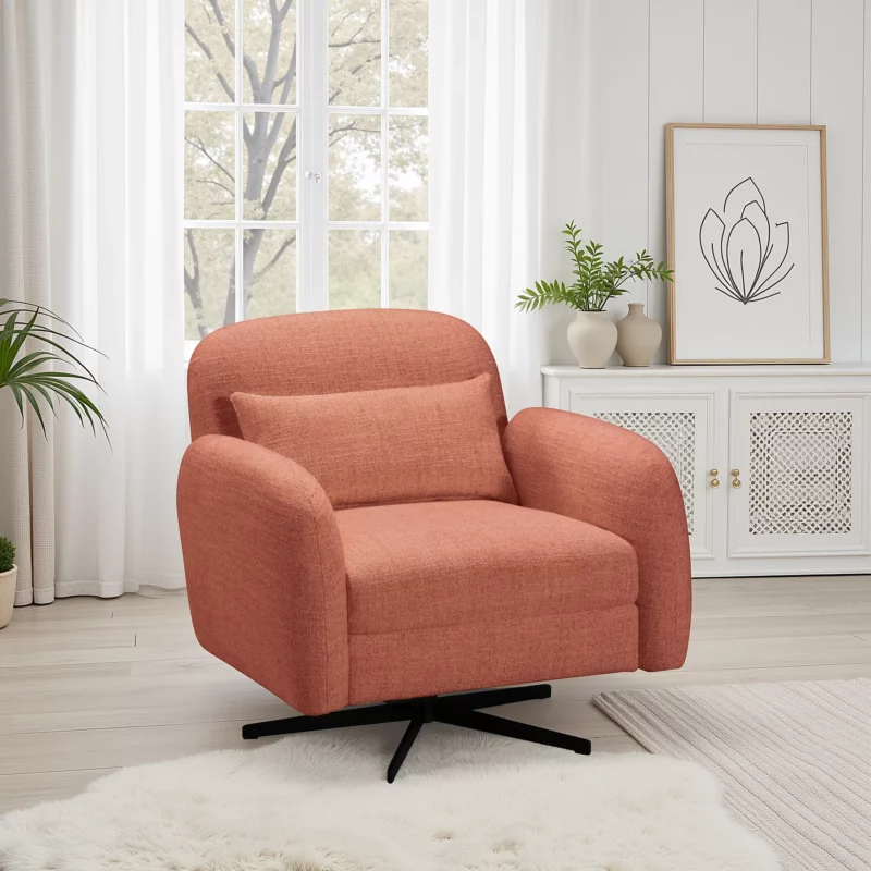 MB-2512-M09-SWIVEL Mareo Swivel Armchair