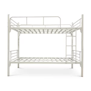 MBB-25-MAT-WHT-3FT-3 SLEP Steel Bunk Bed