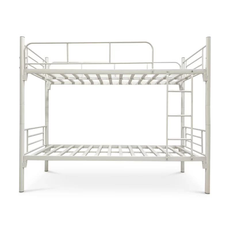 MBB-25-MAT-WHT-3FT-3 SLEP Steel Bunk Bed