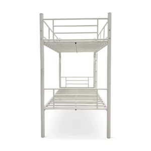 MBB-25-MAT-WHT-3FT-4 SLEP Steel Bunk Bed