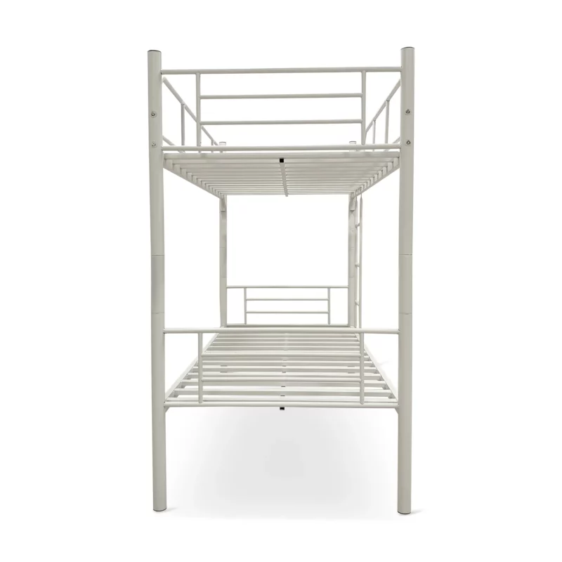 MBB-25-MAT-WHT-3FT-4 SLEP Steel Bunk Bed