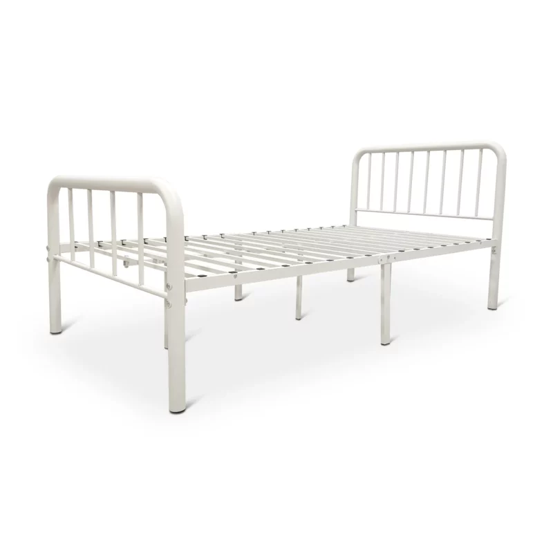 3.5FT BED MATT WHITE