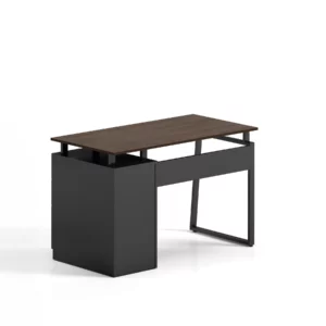 OFFICE TABLE 881 OAK+BLACK