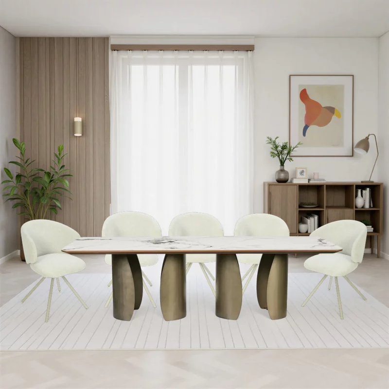 GRANOTO Marble Top Dining Table