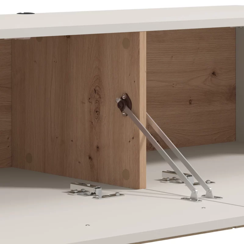 Arles Cashmere Oak Modern TV Stand