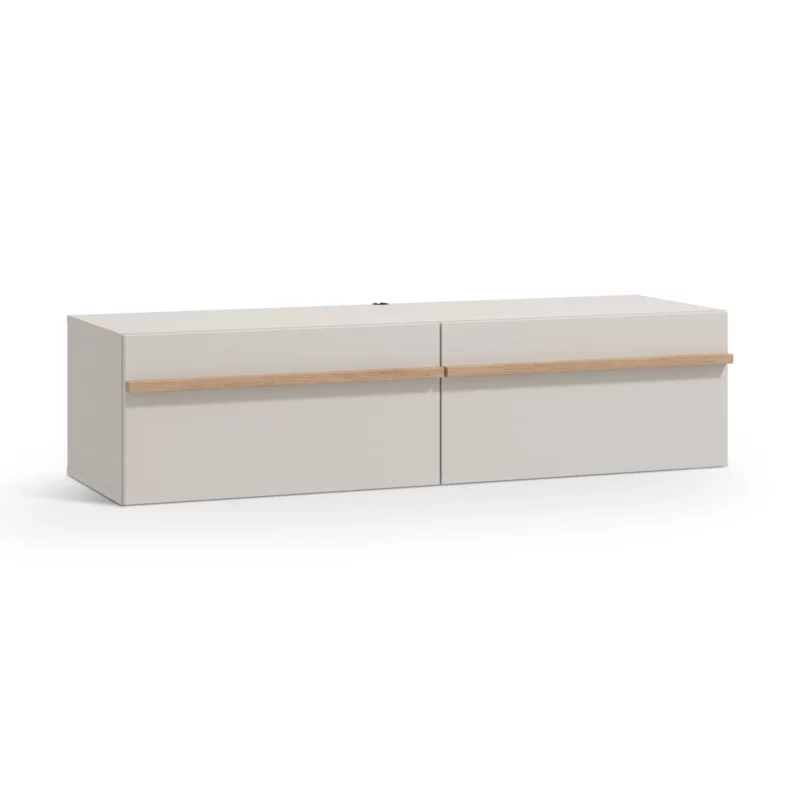 Arles Cashmere Oak Modern TV Stand