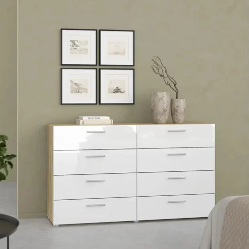 PEPE DOUBLE DRESSER WHT GLOSS