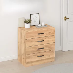 CHEST 4DRAWER K003 GOLD OAK