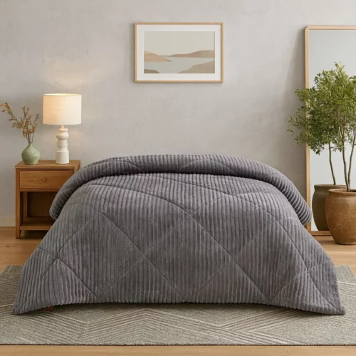 BLANKET QUILT GREY