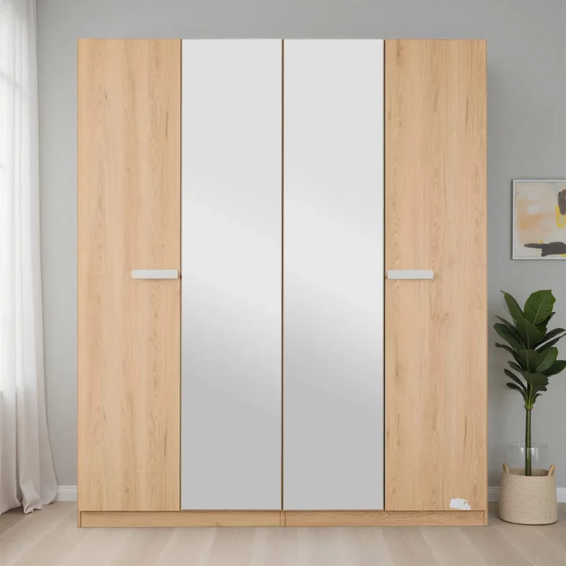 LUMIN Natural Oak Effect Wardrobe