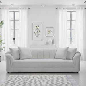 4 SEATER MONIQUE LINEN L.GREY