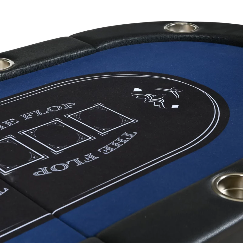 6FT PORTABLE FOLDING POKER TBL
