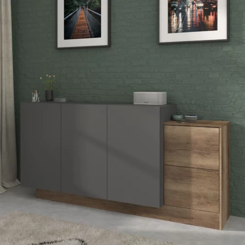 PARADOXE SIDEBOARD AU.OAK+GREY