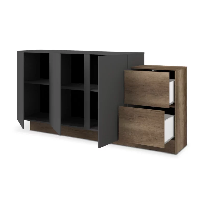 PARADOXE SIDEBOARD AU.OAK+GREY