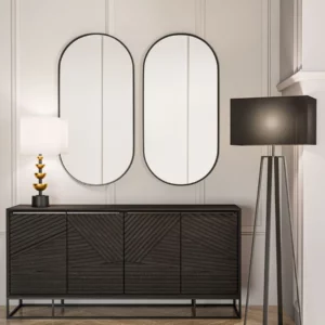 OVALIS Glass Black Mirror