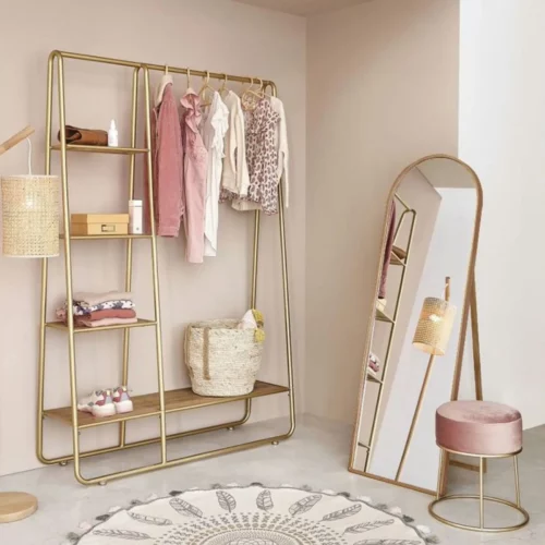 SCANDI STAND MIRROR NATURAL