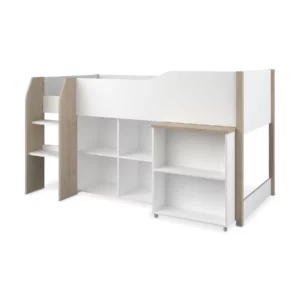 FINLAND BUNK BED WHT+JACK.OAK